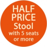 HALF PRICE stool with 5 seats or more